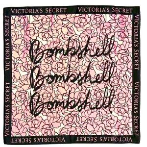 Victoria's Secret Floral Silky Scarf